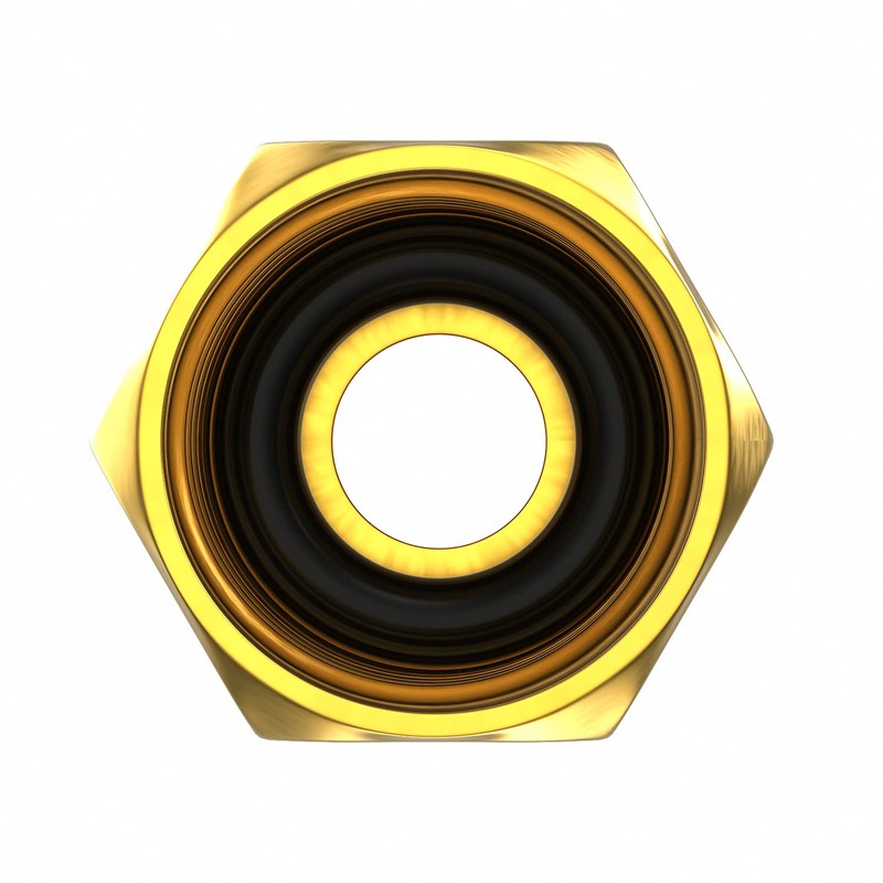F-Connector 7 mm Screwable | Pack of 10 Gold-Plated Rubber