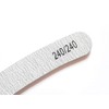 25x Nail Files Zebra Shape CURVED BANANA BOOMERANG Double Sided