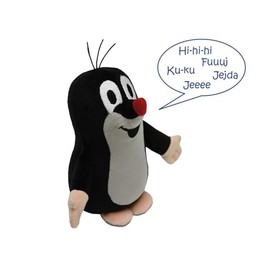 Der kleine Maulwurf Plüsch sprechend 16 cm, kleiner Maulwurf, Pauli, Kuscheltier, Plüschfigur