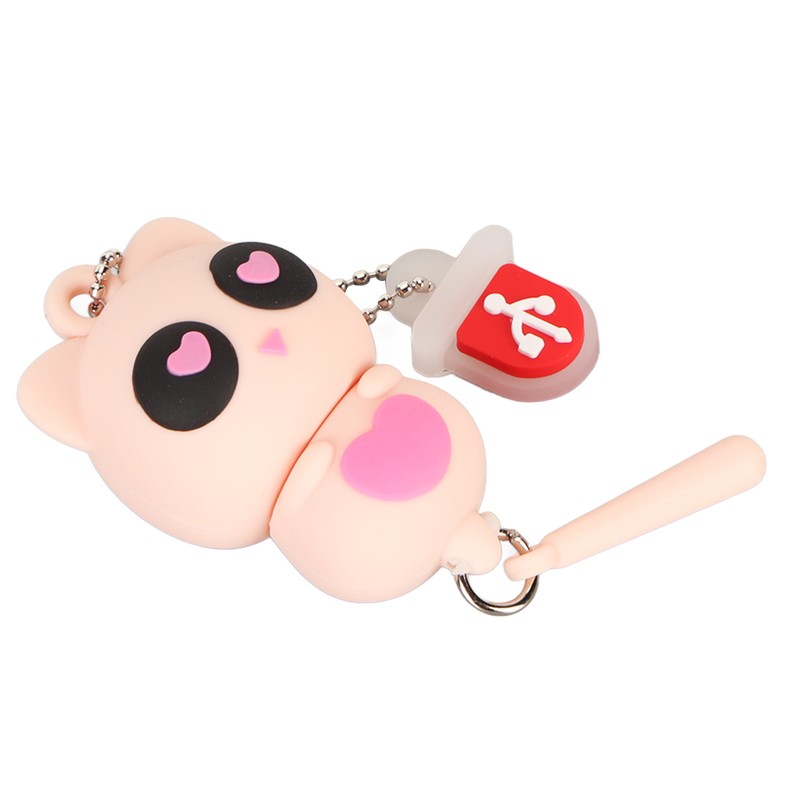 Cartoon USB Flash Drive Kitten Style USB2.0 Interface Plug and