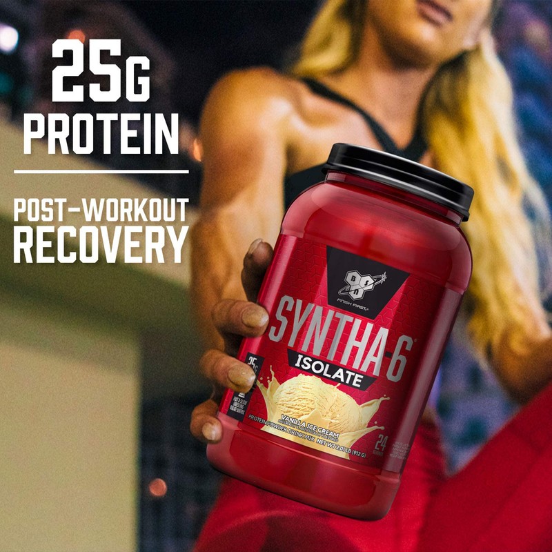 BSN SYNTHA-6 ISOLATE Protein Powder, Whey Protein Isolate, Milk Protein