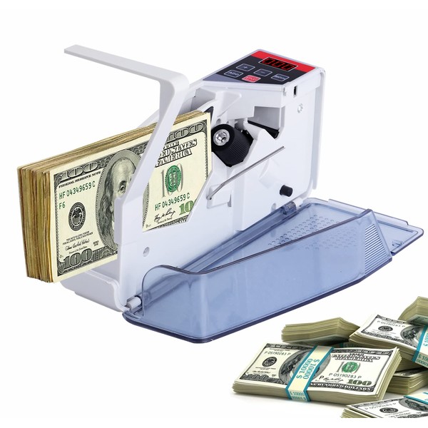 YMJOINMX Portable Money Counter Machine Mini Bill Counter Cash Machine