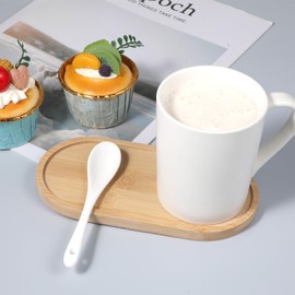 2 Pcs Bamboo Bathroom Trays Bathroom Countertop Tray Oval Vanity Trays for Jewelry Cosmetics Display Toilet Tank Top Pallet Bathtub Organizer Decorative Storage Vanity Pallet (6.88 x 3.46 in)