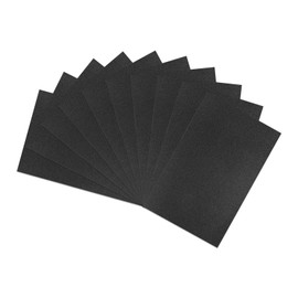 sourcing map 10pcs Sandpaper 80 Grit 18 x 12 Inch Waterproof Backing Silicon Carbide Abrasive Wet Dry Sanding Sheets for Wood Finishing, Metal Sanding, Automotive Polishing