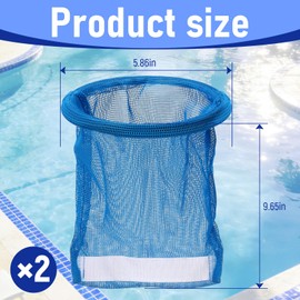 8B8B AXW538 Pool Cleaner Pool Leaf Canister Permanent Bag Compatible with Hayward W530 W560 Leaf Canisters Series (2-Pack)
