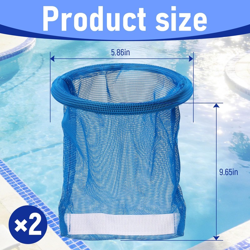 8B8B AXW538 Pool Cleaner Pool Leaf Canister Permanent Bag Compatible