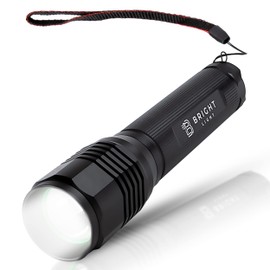 Bright Light LED BW1 AA Battery Flashlight – 1000 Lumens, IP65 Waterproof Aluminum LED Flashlight for Home, Car, Camping, and Emergency Use, Durable Light for Power Outages and Outdoor Use