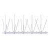 Bird Spikes 304 Stainless Steel Wire Rust Proof Plastic Base