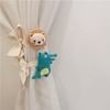 QIDHJH 2 Pack Curtain Tiebacks Cute Cartoon Animal Curtain Ties,