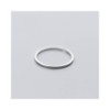 Minimalist 1mm Midi Thin Open Band Ring S925 Sterling Silver