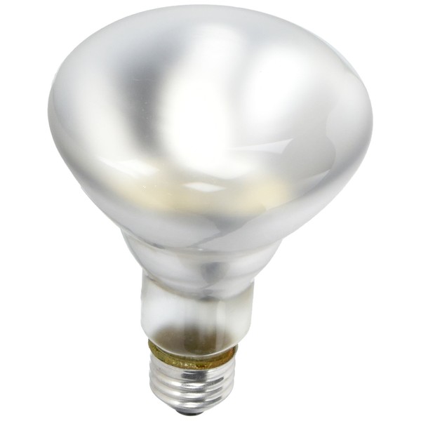 OSRAM SYLVANIA Incandescent Reflector Lamp, Br30, 65 Watt, 120 Volts, Base, Inside Frost, 30 Deg.-611176