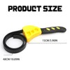 Rubber Strap Wrench, 600mm Adjustable for Plumbing & Oil Filter