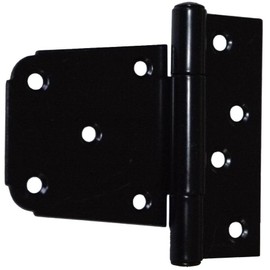 3-1/2" Black Heavy-Duty Offset Tee Hinge