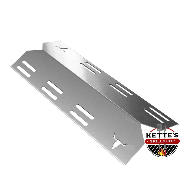 Kette´s Grillzubehör Stainless Steel Burner Covers/Flame Plates/Aroma Rails Compatible with