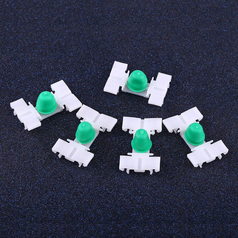 Car Clips, Pack of 50, White, Plastic, Car Strip, Decorative