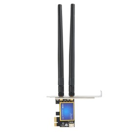PCIE WiFi Card, Bluetooth 4.0 7260AC 2.4G/5G Dual Band Wireless Network Card with Ultra Low Latency, 1200Mbps Desktop Wireless Network Adapter for Windows 7 8 10