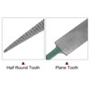 sourcing map Hardwood File 8" High Carbon Hardened Steel Fine