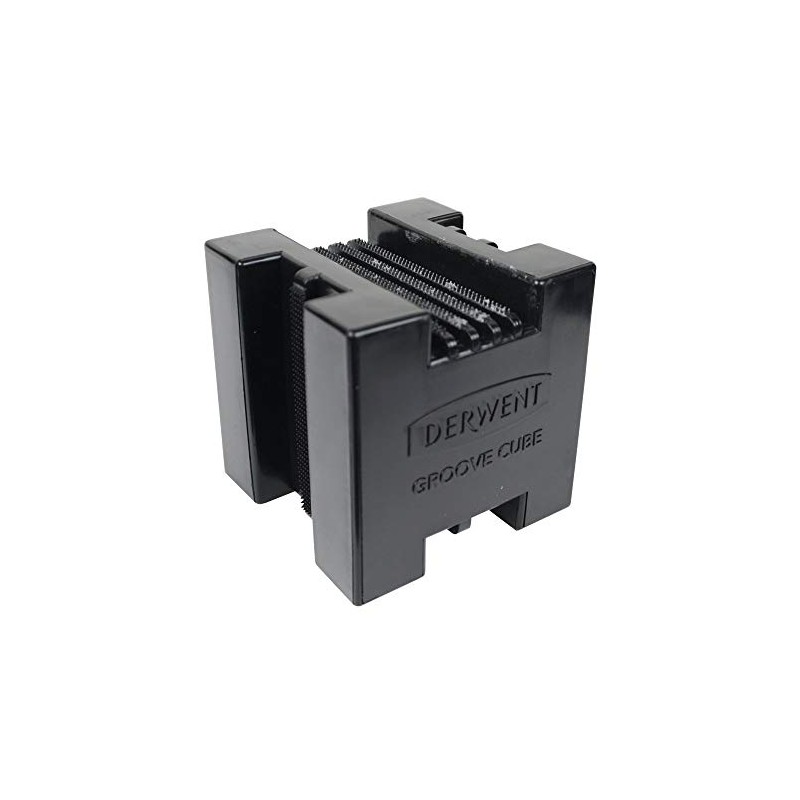 Derwent Groove Cube, 4 Groove Patterns for XL Charcoal and