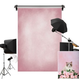 Kate 8x8ft/2.5x2.5m Pink Backdrops Abstract Sweet Girls Pink Seamless Portrait Background Photo Studio Props