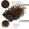 LacerHair Ombre Two Tone Natural Wave Human Hair Curly Clip