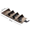 Mowsug Multiple Travel Sunglasses Organizer Case - PU Leather Hanging