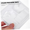 Mikinona 3pcs Eyelash Practice Tray Lash Extension Kit Face Models