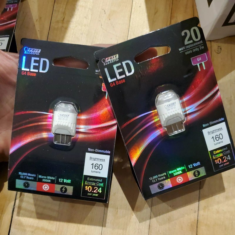 Feit Lot of 2 Feit Electric LED G4 20 watt