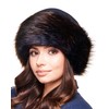 Futrzane Classic Hat with Fur Trim - Fur Hat Women's