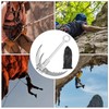 Grappling Hook, Grapple Hook Stainless Steel Claw Carabiner Stainless Steel