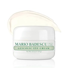 Mario Badescu Crema glicólica para ojos antienvejecimiento cuidado de la piel para líneas finas y arrugas, humectante para ojos durante la noche con  