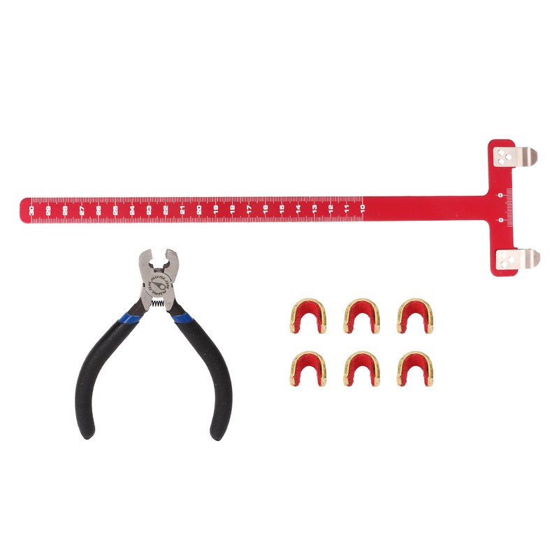 Bow String Nocking Points Pliers Set T Ruler Nocking Buckle