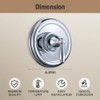 Replacement for Moen T2151 Brantford Posi-Temp Valve Trim Kit, Pressure
