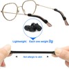 Rethan Retenedores de Gafas, Antideslizantes, 14 Pares, Negro, Blanco y