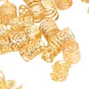 200 Anillos para el Pelo de Rastas, Patrones Exquisitos Ahuecados,