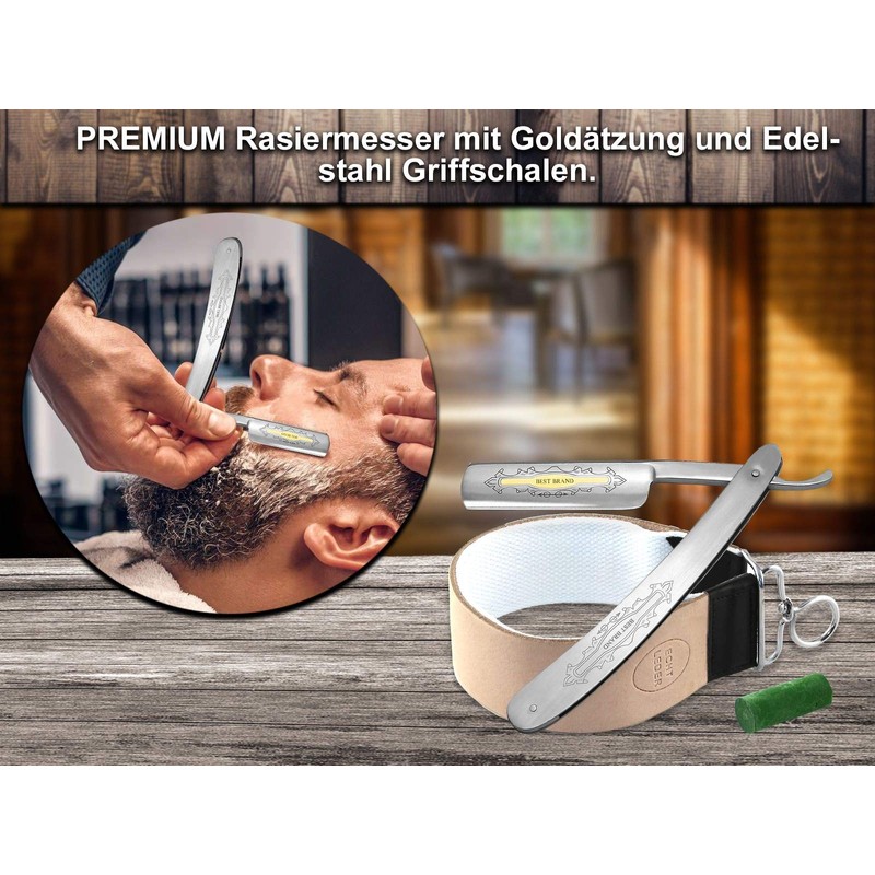 Gift Set Razor Set Paste from Solingen with Professional Combination