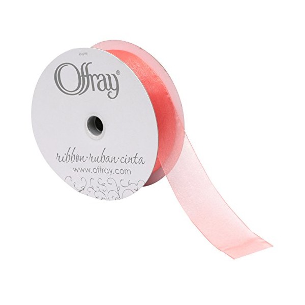 Offray Affray Simply Sheer Asiana Ribbon, 1-1/2"W X 100 yd,