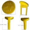 Yellow Safety Switch Key Compatible with Craftsman Radial Arm Jointer