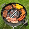 only fire 2Pcs Charcoal Basket Charcoal Briquet Holder BBQ Grilling