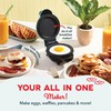 DASH Multimaker Mini System - Waffle Maker with Six 4”