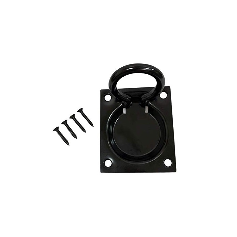 QCAA Heavy Duty Steel Flush Ring Pull, 3" x 3-1/2",