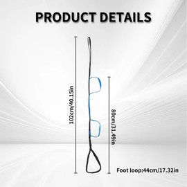 4.Leg Lifter,Wheelchair Stair Mobility Aids Strap Elderly Legs Disability Patient Recovery Support Replacement Aid Straps Foot Hip Lifting with Handle,for Disabled Bed Pads Car Seat Assist Cane Holder