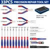 WORKPRO 33PCS Precision Repair Tool Set Includes Pliers Set, Screwdrivers