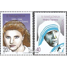 makedonien 74-75 (complete.issue.) unmounted mint/never hinged ** MNH 1996 Women (Stamps for collectors) Christianity
