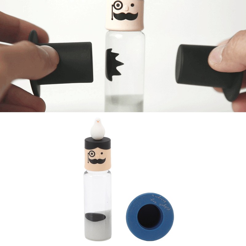 Ferrofluid Display Toy Magnetic Liquid Stress Relief Educational Cylindrical Ferrofluid