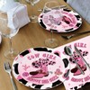 Western Cowgirl Party Supplies, 20 Pcs Plates and 20 Pcs