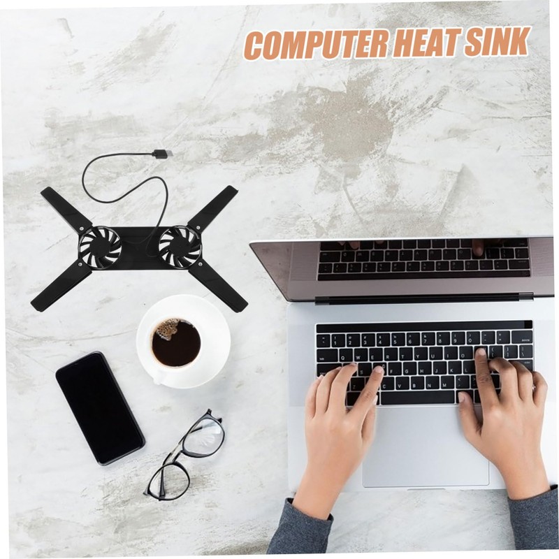 KONTONTY Laptop Cooling Pad Laptop Stand Fan for Enhanced Cooling