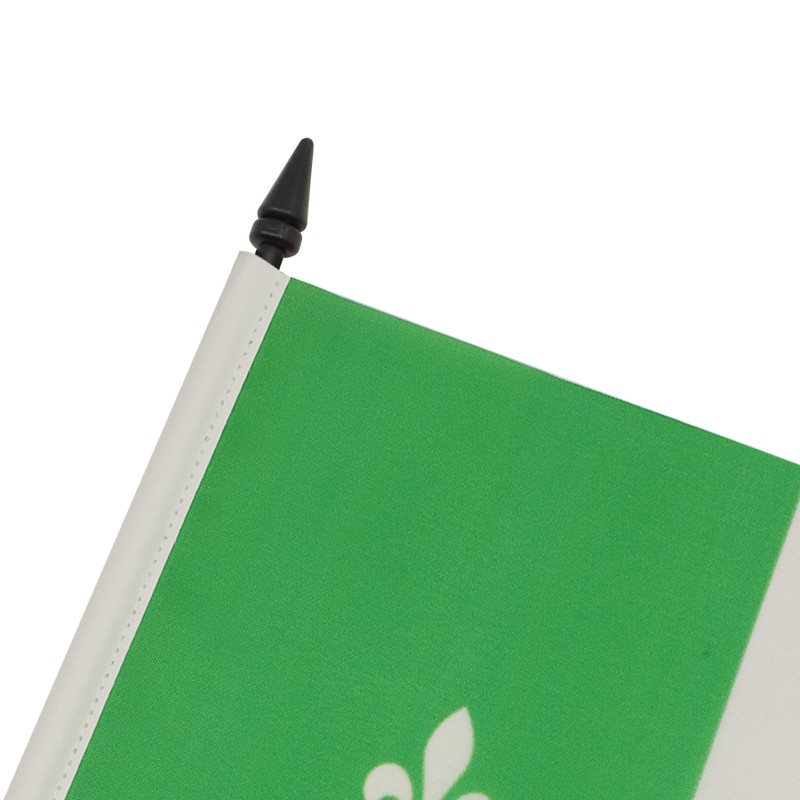 Franco-Ontarian Table Flag 5'' x 8'' - Franco-Ontariens Desk Flag