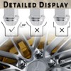 20 Pcs 14x1.5 One-Piece Chrome OEM Factory Style Lug Nuts