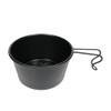 DUCKNOT Black Shera Cup, Stainless Steel, Open Fire, Black, Matte,
