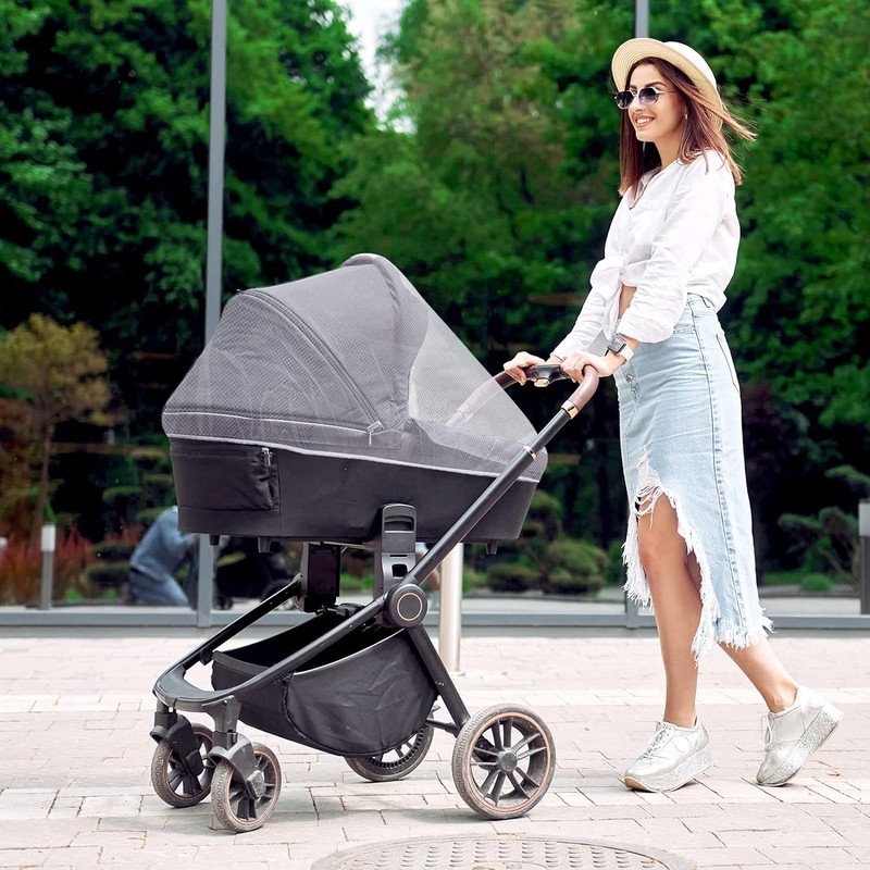 Universal Pram Mosquito Net Fine Mesh Mosquito Net for Pushchairs